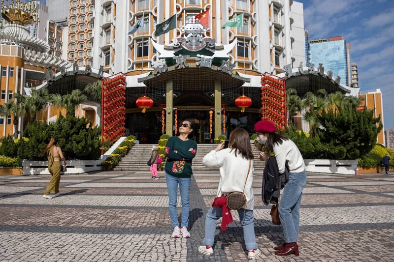 The Lisboa Casino in Macau. EPA