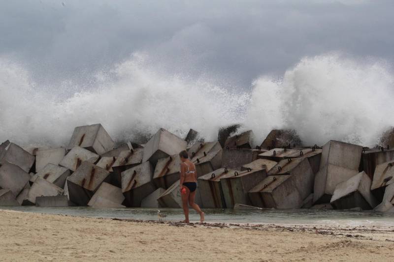 The effects of the maritime depression, consequence of Hurricane Michel, in the State of Quintana Roo, Mexico. EPA