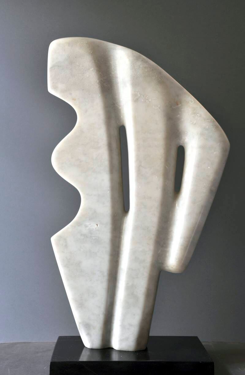 Handout of Mona Saudi. The Seagull. 2009. Carrara marble. 53 x 31 x 5.5 cm. Courtesy Lawrie Shabibi and the artist. Courtesy of Lawrie Shabibi Gallery.

NOTE: Anna Seaman Story - 25 - May 2015