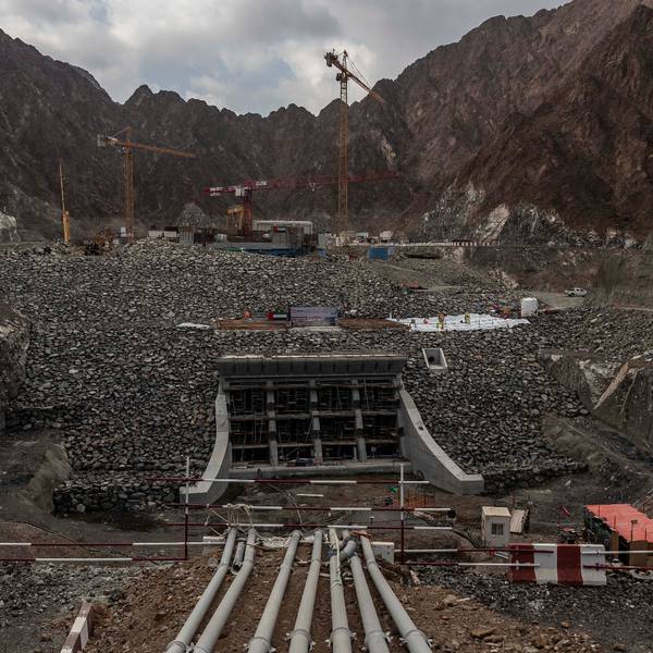 How Dubai's first hydroelectric power plant is taking shape in Hatta
