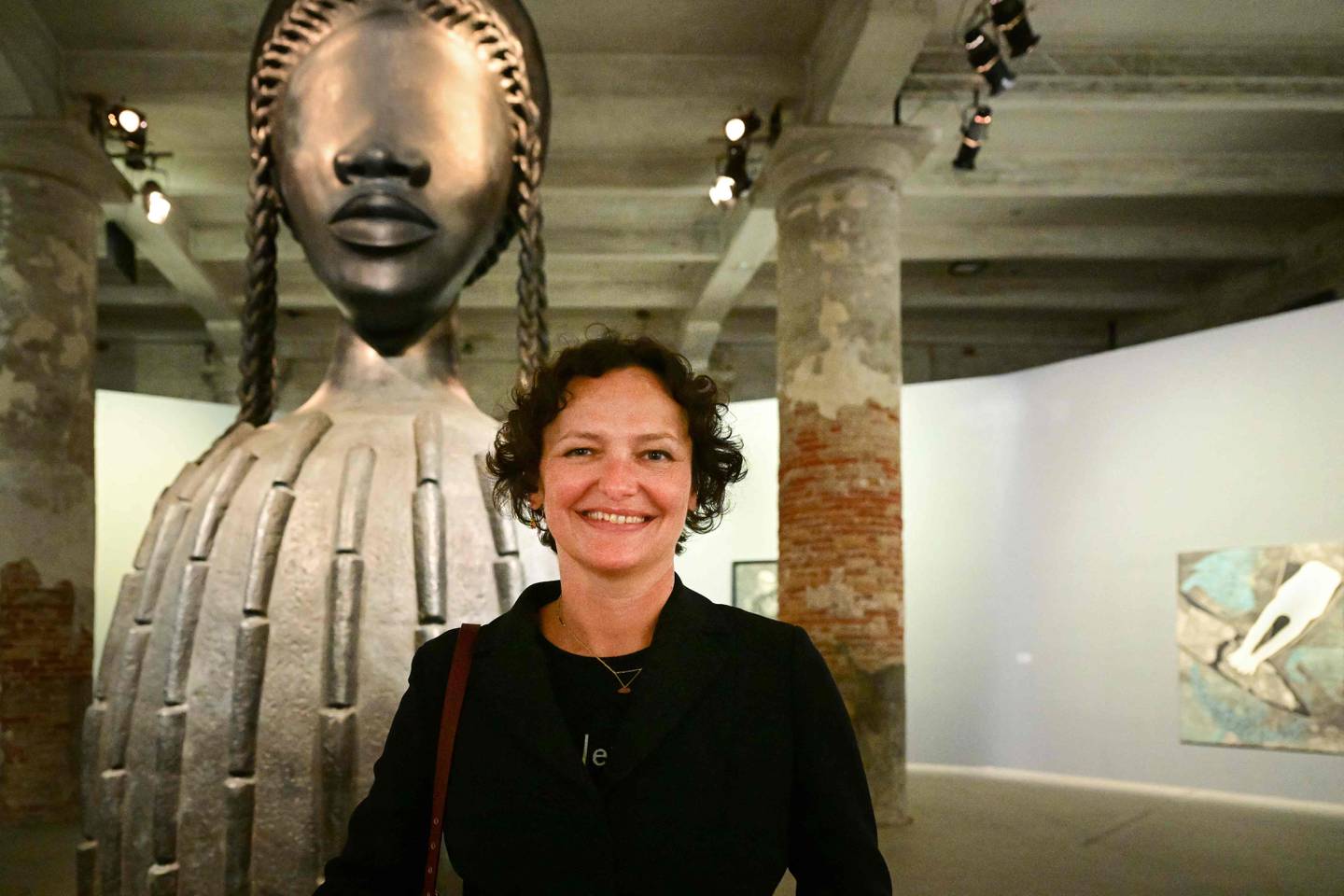 The Italian curator of the 59th Venice Art Biennale, Cecilia Alemani. AFP