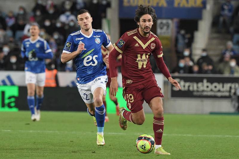 =6) Yacine Adli (Bordeaux) Six assists in 22 games. AFP