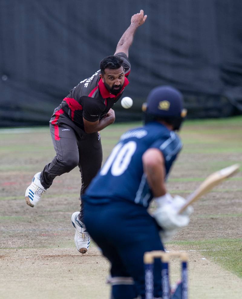 Kashif Daud was hit for six off the second ball he bowled - and took a wicket with his third. 
