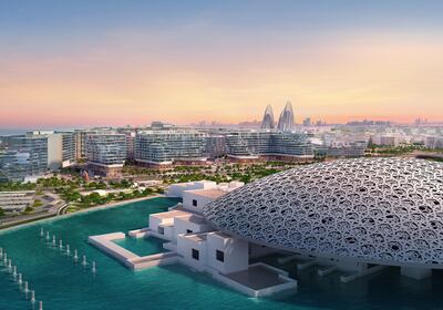 Louvre Abu Dhabi Residences by Aldar is expected to have a handover in 2025. All renderings: Aldar