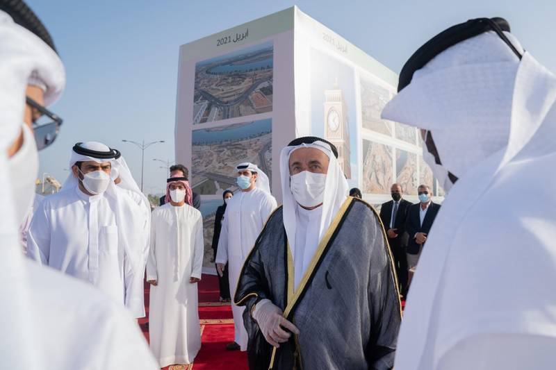 The Ruler of Sharjah, Sheikh Dr Sultan bin Muhammad Al Qasimi, also laid the cornerstone of Kalba's new Clock Tower Square. Wam