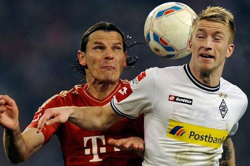 Borussia Monchengladbach’s Marco Reus, right, decided to join Borussia Dortmund rather than Bayern Munich this summer, for a fee of just under €18 million.
