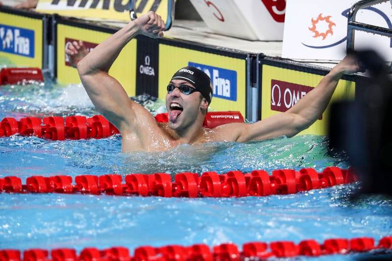 Russian Swimming Federation and USA shared the men’s 4X50m medley relay gold.