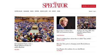 The Spectator homepage