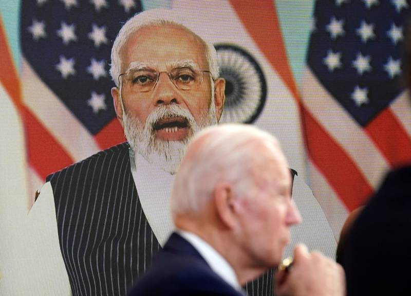 Mr Biden last month said that India was an exception among Washington's allies with its 'somewhat shaky' response to the Russian offensive. Reuters