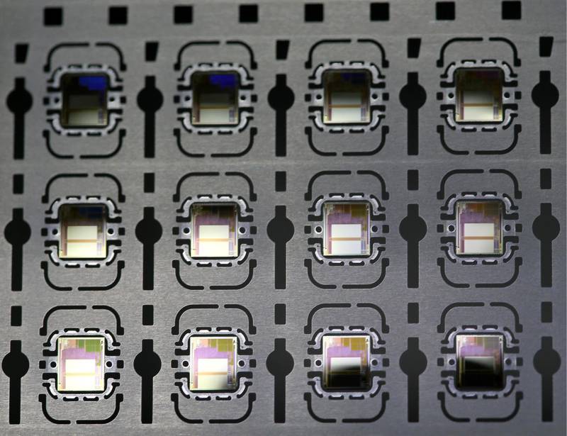 MOSCOW, RUSSIA - JULY 24, 2019: A microchip fabrication line at the Zelenograd plant of the Mikron company producing integrated circuits for access-protected data carriers, IDs, bank and travel cards, etc. Vladimir Gerdo/TASS (Photo by Vladimir Gerdo\TASS via Getty Images)