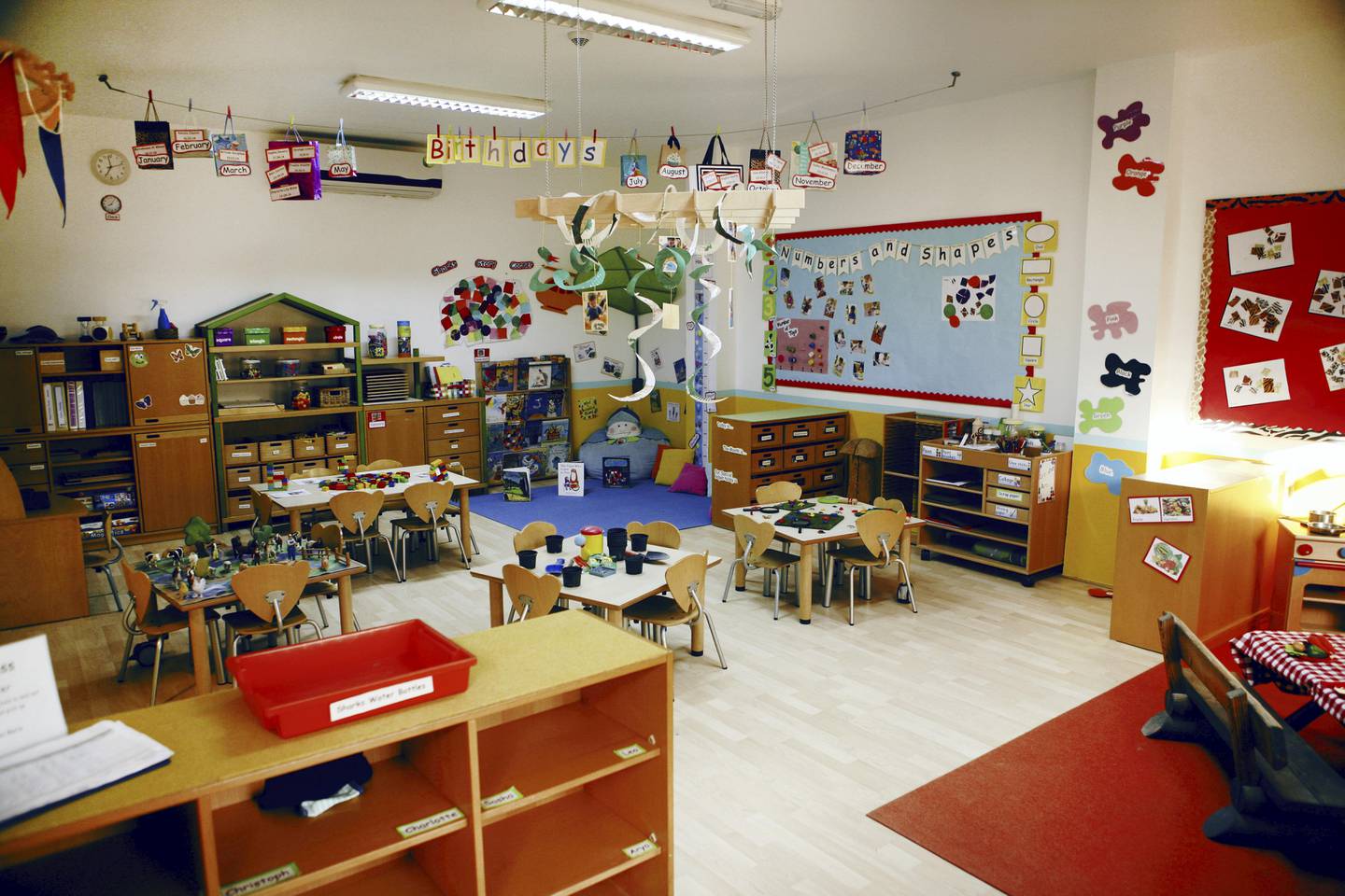 The classrooms are a veritable treasure trove of playthings