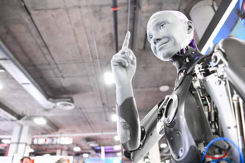 Humanoid behaviour from machines is largely thanks to advances in natural language processing. Photo: AFP