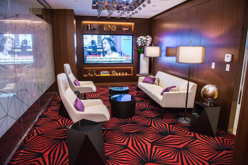 A separate VIP area can also be made available when required. Courtesy Etihad