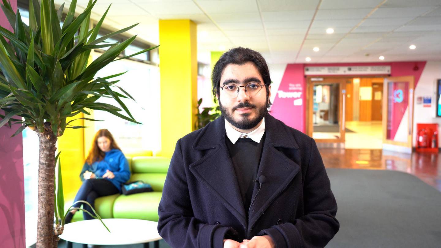 Mohammed Al Bastaki, an aeronautical engineering student at the University of Sheffield. Rachel Graham/The National
