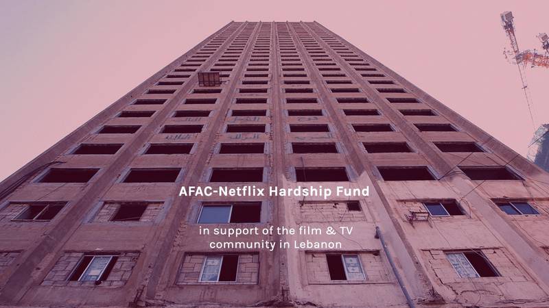 Netflix and the Arab Fund for Arts & Culture has collaborated on a emergency relief fund valued at $500,000 to help those in Lebanon's TV and film industry. Courtesy Netflix 