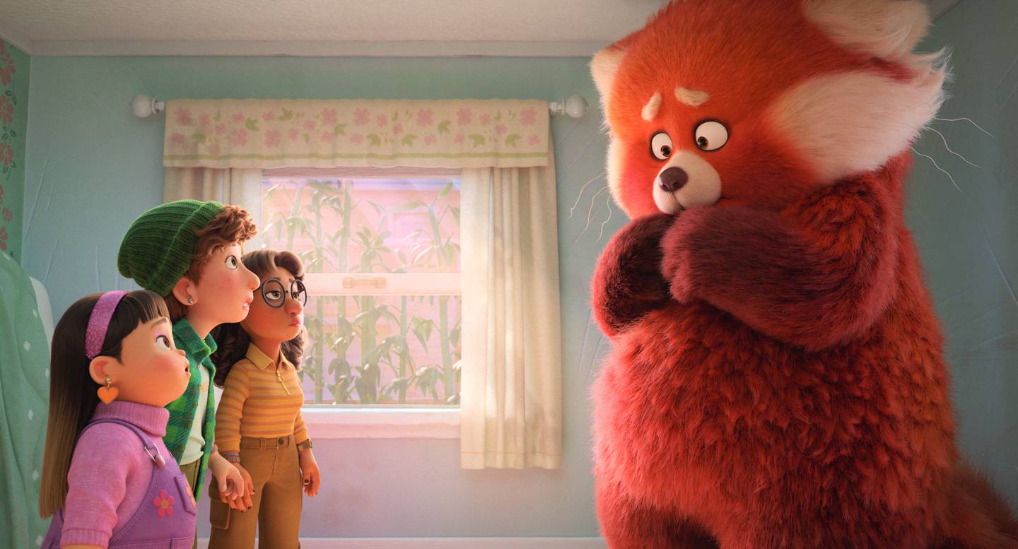In Disney and Pixar’s all-new original feature film 'Turning Red', everything is going great for Mei, aged 13, until her unfortunate new reality lands her in awkward situations. Photo: Disney/Pixar