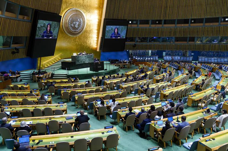 دعوة للجمعية العامة للأمم المتحدة لإعادة الدبلوماسية إلى مركز السياسة العالمية