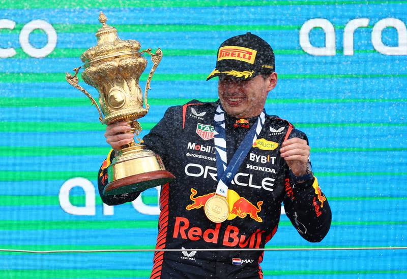 Max Verstappen reels off sixth straight win with victory at British
