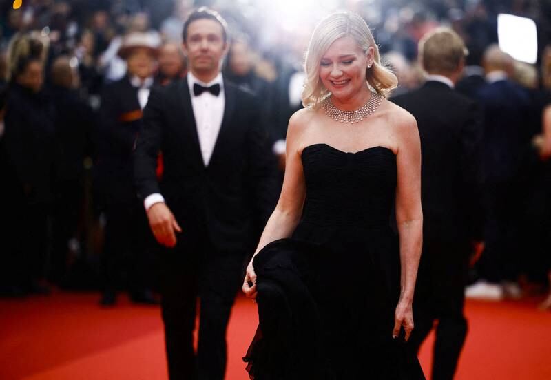 Kirsten Dunst walks the red carpet at the Cannes Film Festival. Reuters 
