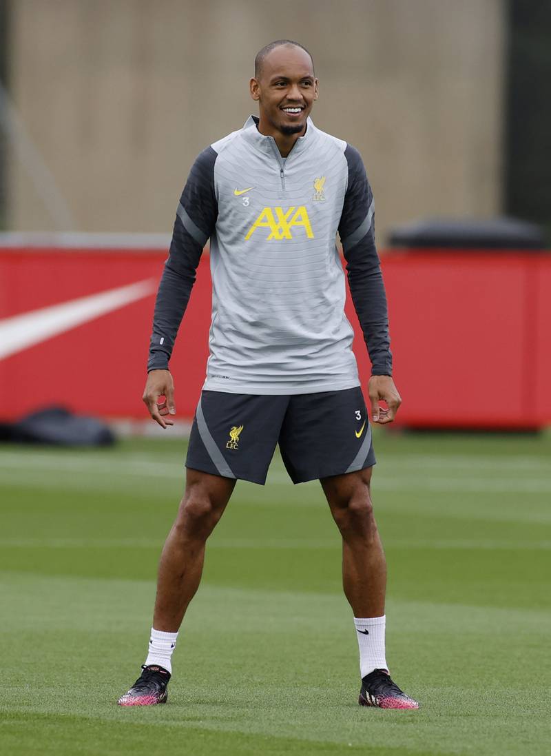 Liverpool midfielder Fabinho. Reuters