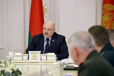 Belarusian President Alexander Lukashenko was accused of sparking the migration crisis with the European Union. Reuters