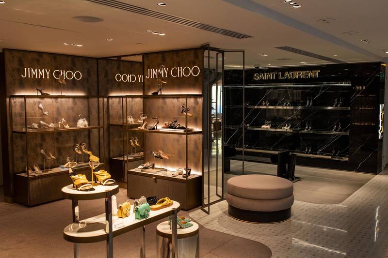 The new Jimmy Choo boutique in La Samaritaine. Bloomberg