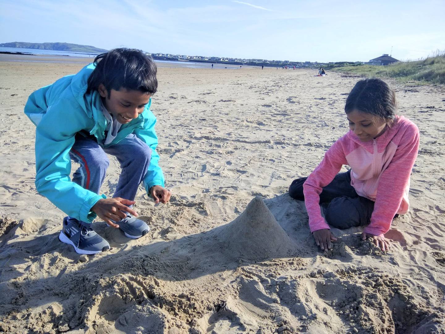 Shyamala Sathiaseelan and her children Abhinav and Anoushka split their time between living in Ireland and India, and have travelled to a dozen other countries. Photo: Shyamala Sathiaseelan