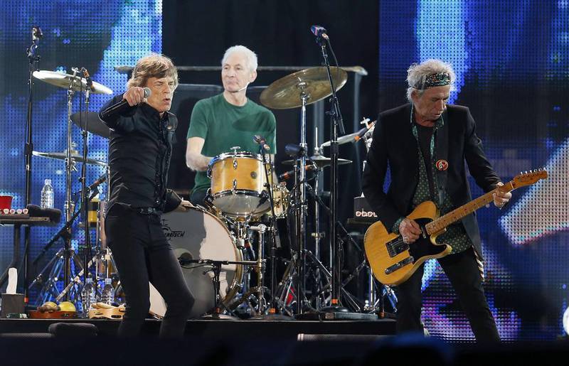 Mick Jagger, Charlie Watts and Keith Richards. Reuters