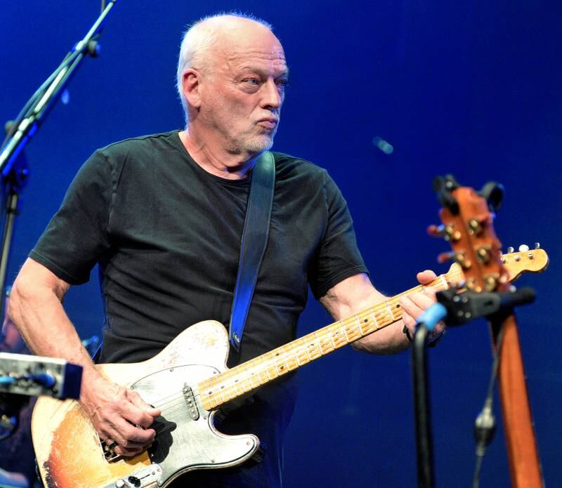 Pink Floyd's David Gilmour on stage at the Royal Albert Hall, London, on September 30, 2019, as part of a show celebrating musician Richard Thompson's 70th birthday. Redferns