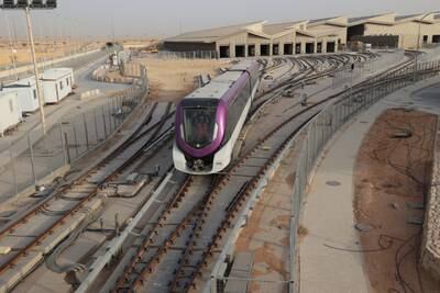 The six-line Riyadh Metro is expected to open by 2024. AFP