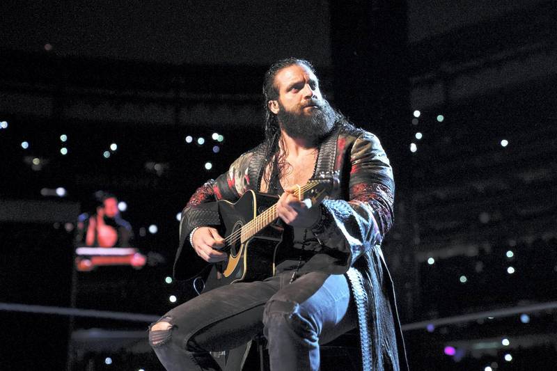 Elias’s guitar playing and in-ring skills have made him a fan favourite. Courtesy WWE 