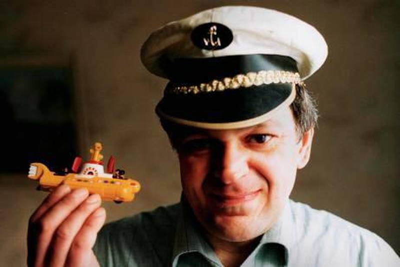 Klaus Beyer with a toy submarine.

Courtesy of Kalus Beyer