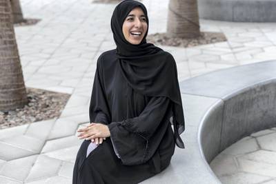 ABU DHABI, UNITED ARAB EMIRATES. 08 DECEMBER 2019. Portrait of a Nation on Student Life Coordinator at NYUAD, Dana Al Hosani who is an Emirati woman passionate about volunteering.  (Photo: Antonie Robertson/The National) Journalist: Anam Rizvi. Section: National.