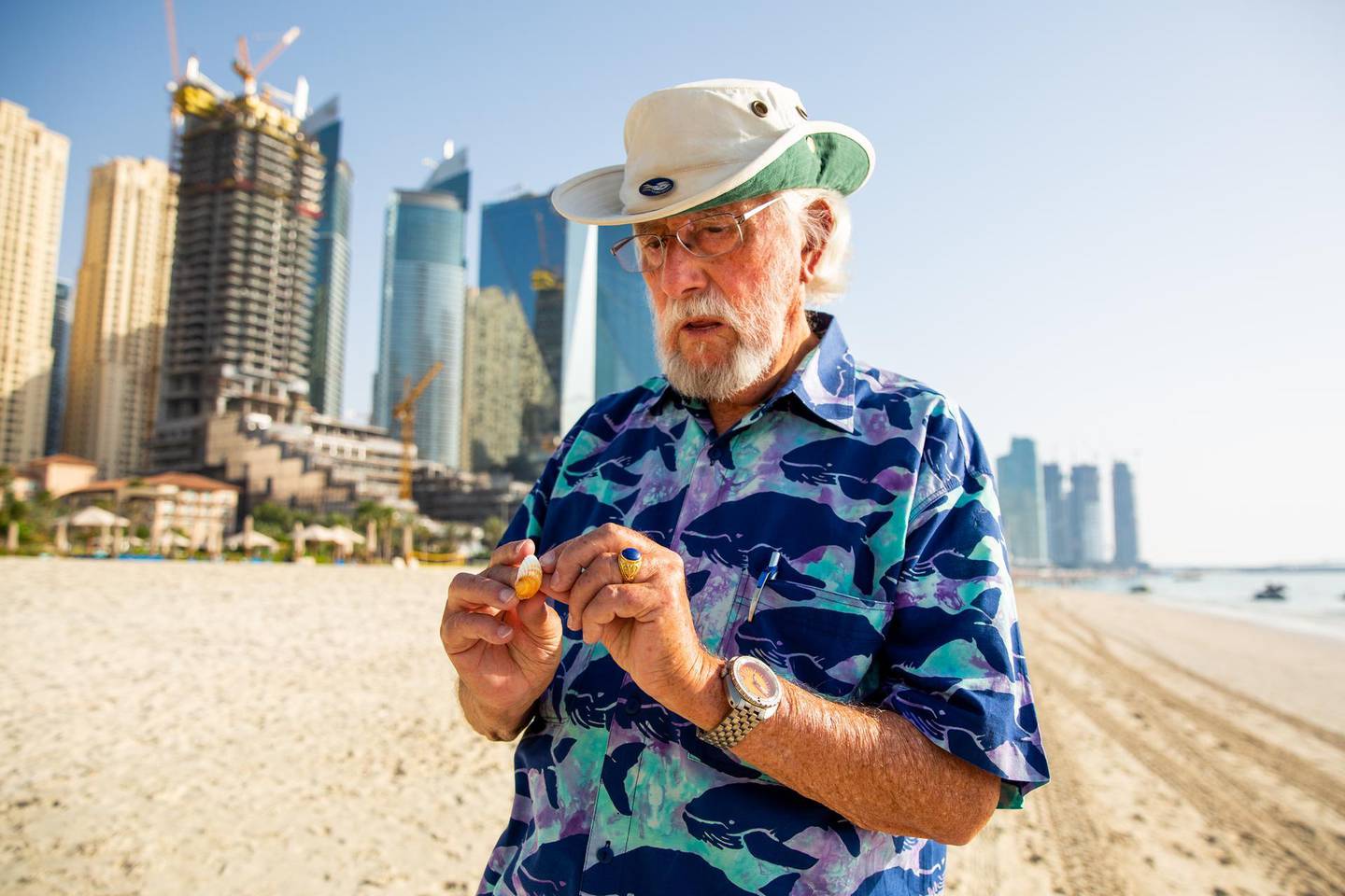 A chat with legendary oceanographer Jean Michel Cousteau in Dubai last year planted the first seeds for getting my Padi certification. Courtesy The Ritz-Carlton, Dubai 