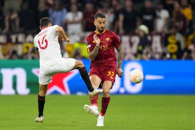 Leonardo Spinazzola - 5. Should have put Jose Mourinho’s side in front when Celik played him in, but he could only shoot straight at Bono from 12 yards out. Beaten far too easily at the corner flag by Jesus in the build-up to Sevilla’s equalizer. AP
