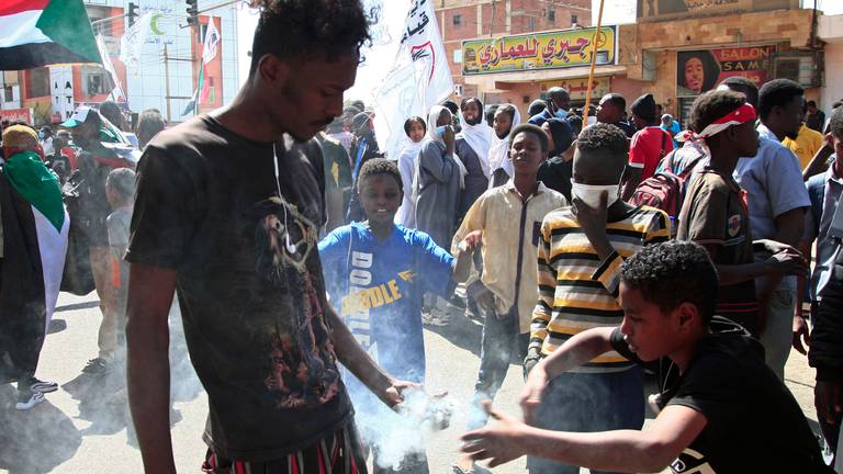 An image that illustrates this article Sudan violence draws condemnation as two-day strikes begin