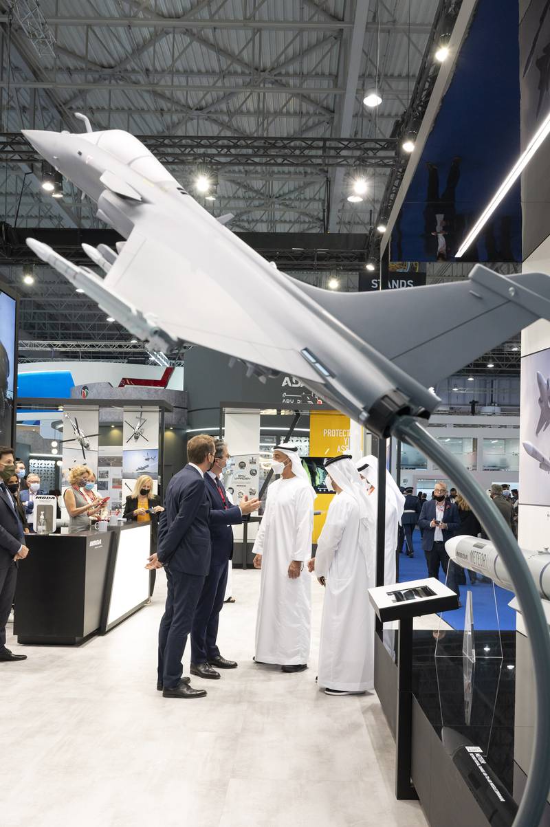 Sheikh Mohamed praised the organisation of the show. He said it reflected the well-earned reputation of the UAE, its leading status in the exhibition industry and its recognised ability to host global events under various circumstances. Dubai Airshow ends on November 18.