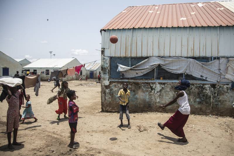 Children play in Shagarab camp, where most of its 60,000 residents arrived from South Sudan, Eritrea, the Central African Republic, Ethiopia and Chad. Sudan hosts one of the largest refugee populations in Africa. Getty