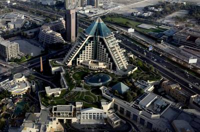 Dubai, United Arab Emirates - Reporter: N/A. Standalone. General view of Dubai including Wafi mall. Tuesday, March 23rd, 2021. Dubai. Chris Whiteoak / The National