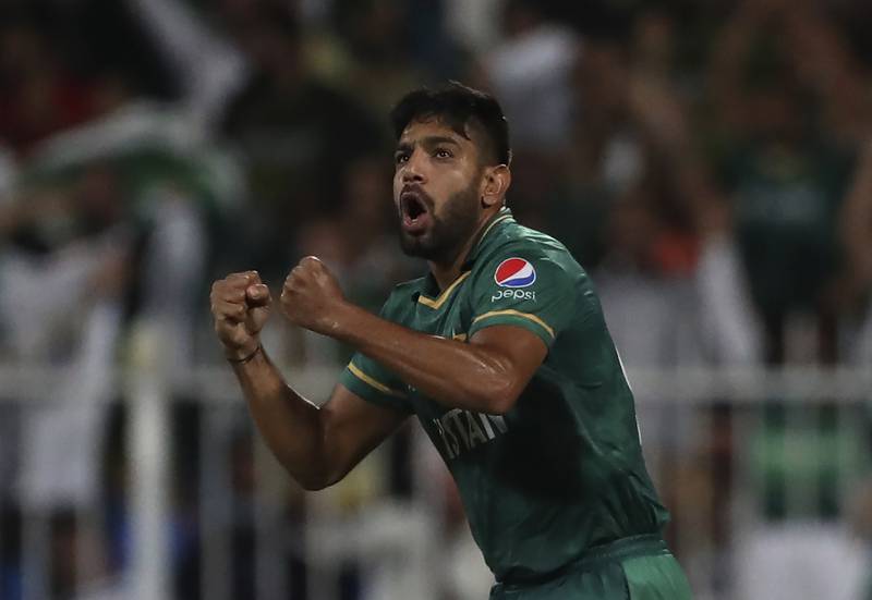Pakistan's Haris Rauf picked up four wickets in the T20 World Cup match against New Zealand in Sharjah on Tuesday, October 26, 2021. AP