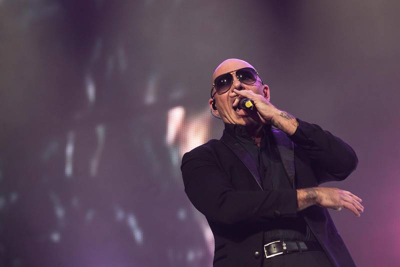 Pitbull will be performing at Dubai International Cricket Stadium. Mona Al Marzooqi / The National