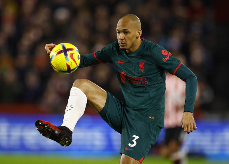 Fabinho 6: Usually a calming influence in front of the back four but his poor ball to Thiago led to his teammate getting booked. Liverpool had 75 per cent possession and he was central to that dominance. Reuters