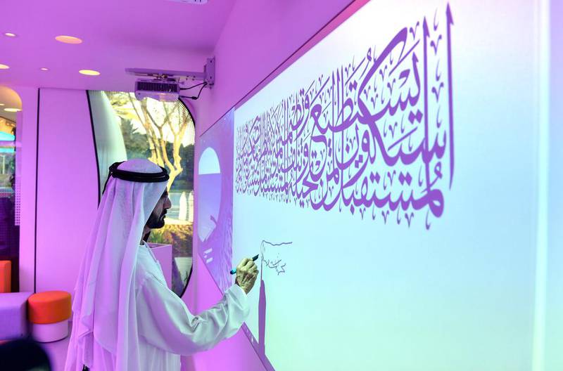 Sheikh Mohammed bin Rashid, Vice President and Ruler of Dubai, on Monday opened the ‘Office of the Future’, the first 3D-printed office in the world. Wam