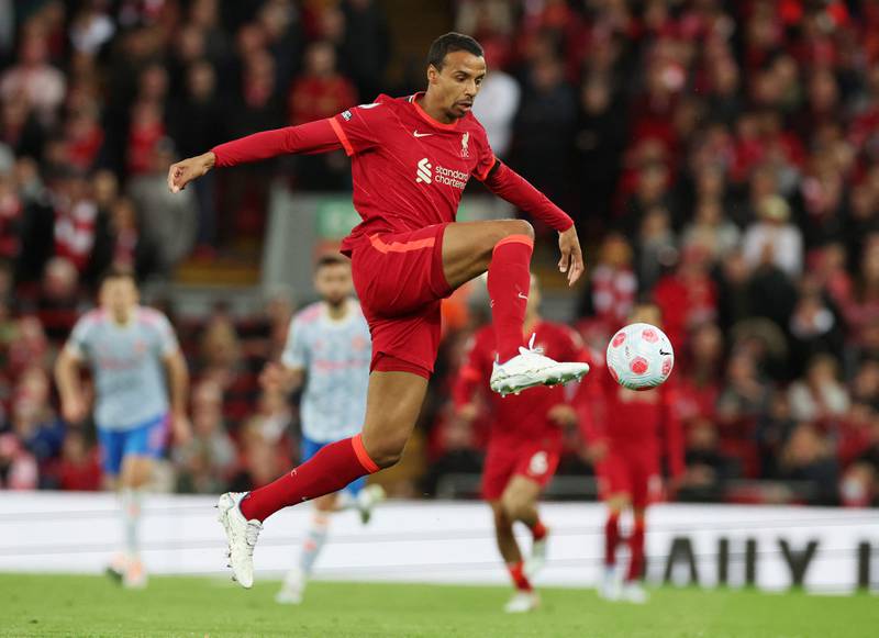 Joel Matip – 7. The 30-year-old was untroubled by United’s forwards. His contribution to the second goal showed how good he is with the ball at his feet.
Reuters