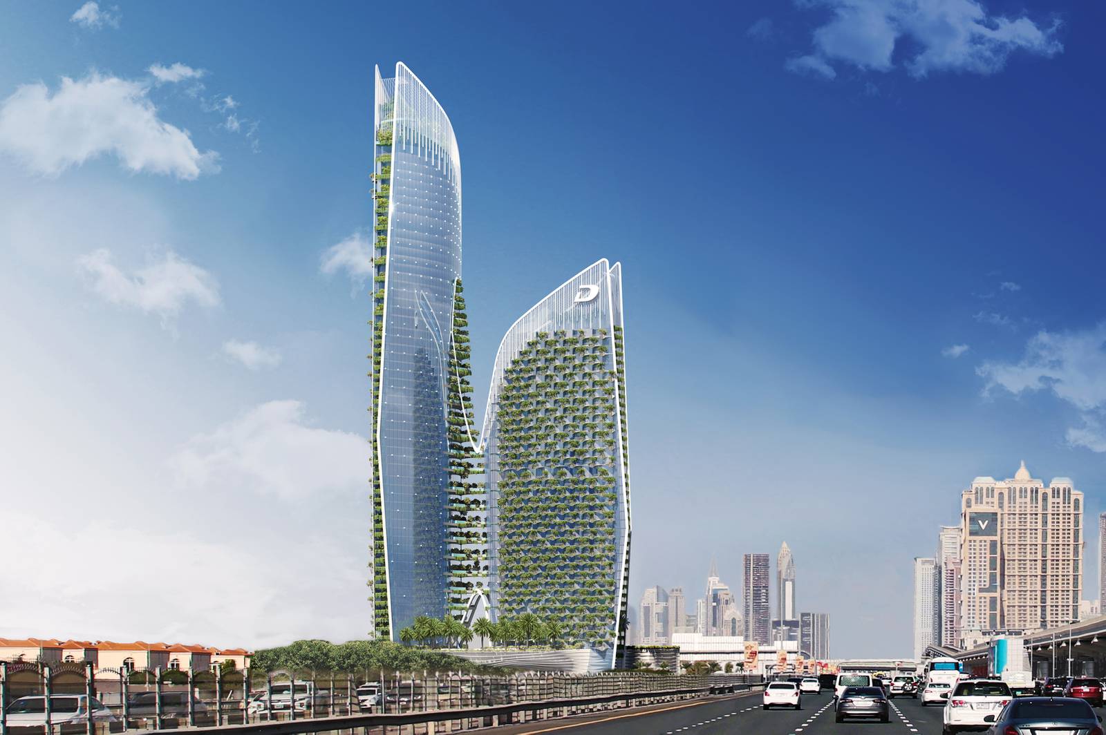 Dubais Damac Unveils Second High Rise At Twin Tower Project Near Safa Park