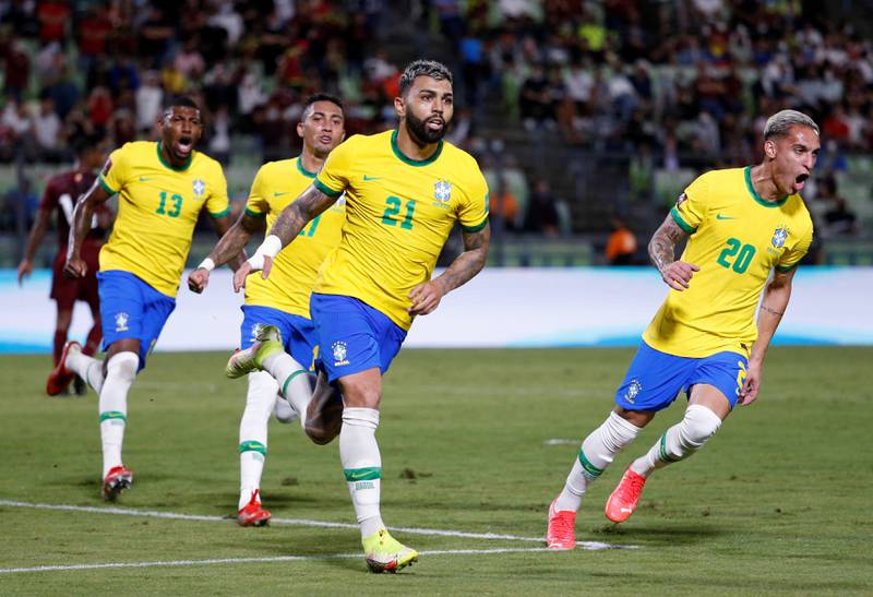 October 7, 2021. Venezuela 1 (Ramirez 11') Brazil 3 (Marquinhos 71', Barbosa pen 85', Antony 90 + 5'): Three second-half goals saw Brazil recover from a goal down and maintain their 100 per cent record, extending their lead at the top of qualifying to eight points. "It was a complicated match, we started well below [the level] we are accustomed to," Marquinhos said. "It's hard to get a result but results are what count." Reuters