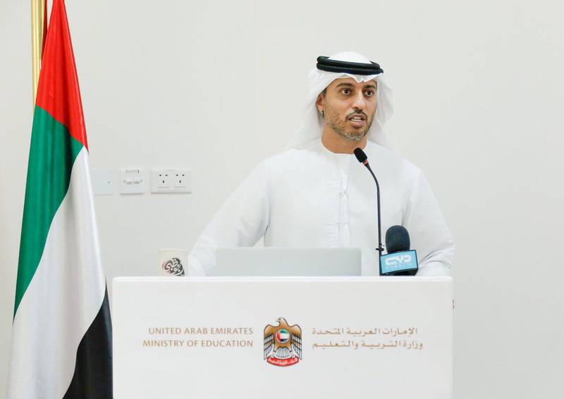 Dr Ahmad Belhoul Al Falasi, UAE Minister of State for Higher Education and Advanced Skills, said the ministry will soon begin rating the quality of the country’s public and private colleges and university as part of a new strategy approved by the Cabinet. 
Courtesy: Ministry of Education