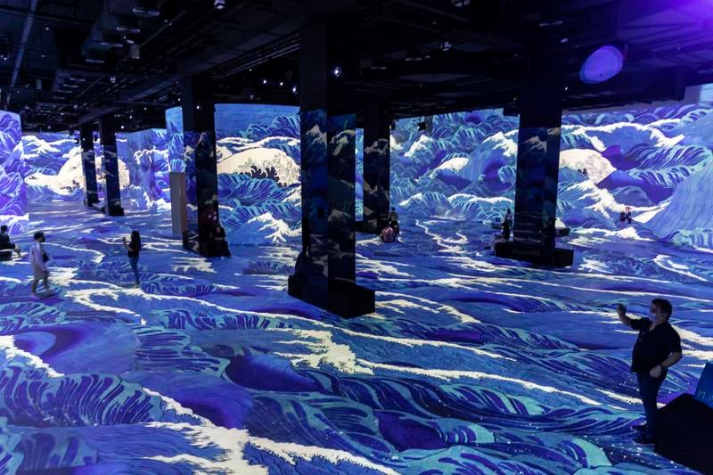Infinity des Lumieres, one of the largest digital art centres in the GCC, set inside The Dubai Mall, opened to the public on Thursday.