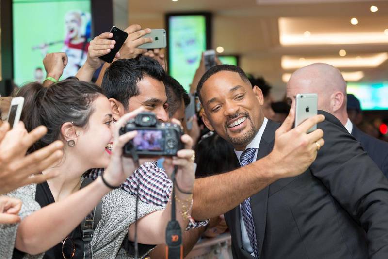 The star takes a stroll on the red carpet to sign autographs, chat with fans and take a few selfies. Courtesy VOX Cinemas