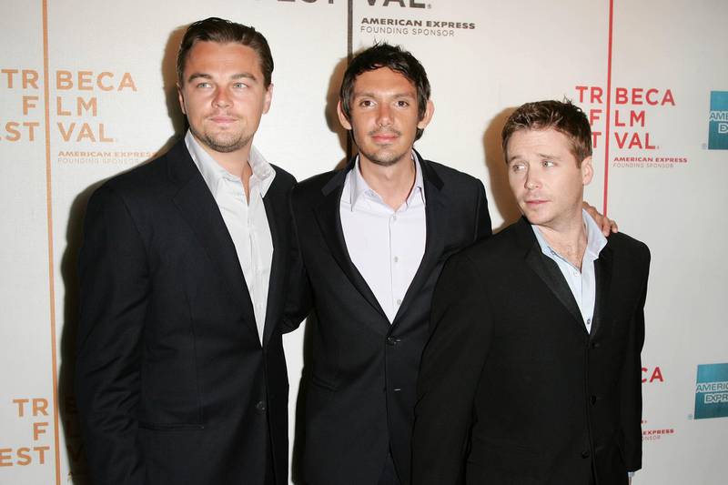 NEW YORK - APRIL 26:  Actors Leonardo DiCaprio and Lukas Haas pose with director Kevin Connolly at the premiere of "Gardener Of Eden" at the 2007 Tribeca Film Festival on April 26, 2007 in New York City.  (Photo by Bryan Bedder/Getty Images for Tribeca Film Festival) *** Local Caption *** Leonardo DiCaprio;Lukas Haas;Kevin Connolly